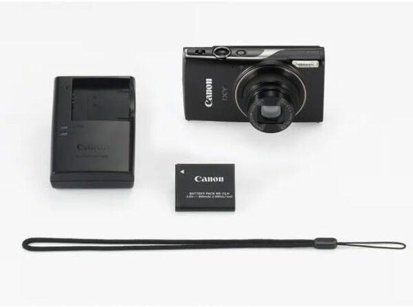 Canon IXY 650 Compact Digital Camera - Black, 12x Optical Zoom - Image 3
