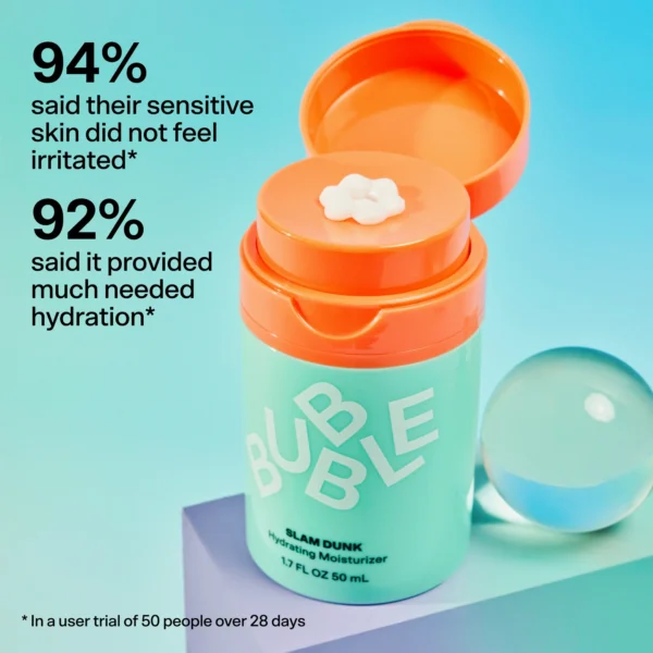 Bubble Skincare Slam Dunk Hydrating Face Moisturizer, 1.7 fl oz/ 50mL - Image 4