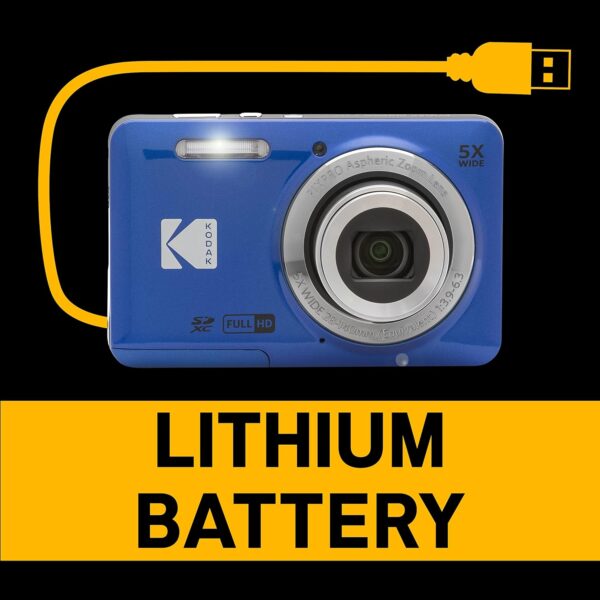 KODAK PIXPRO FZ55 Digital Camera - Blue - Image 2