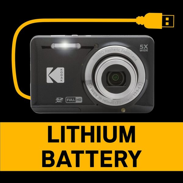 KODAK PIXPRO FZ55 Digital Camera - Black - Image 2