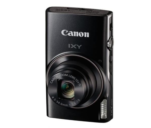 Canon IXY 650 Compact Digital Camera - Black, 12x Optical Zoom