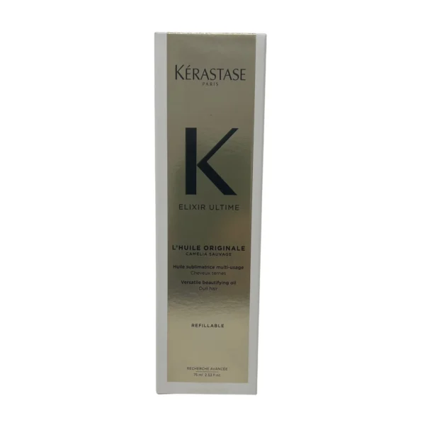 Kerastase Elixir K Ultime Versatile Beautifying Oil , 2.53 oz Oil (Refillable) - Image 2